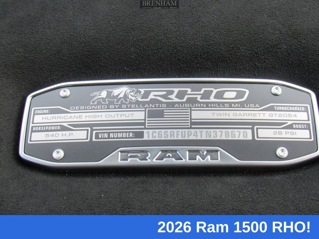 New 2026 RAM 1500 RHO w/ RHO Level 1 Equipment Group AWD/4WD image 24