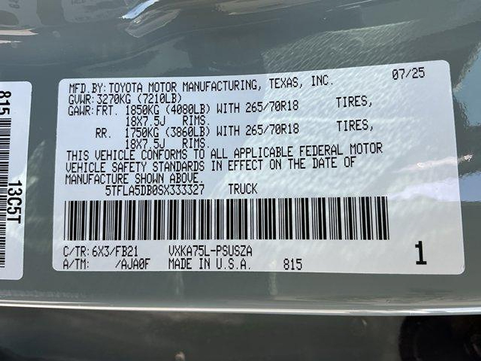 Certified 2025 Toyota Tundra SR5 AWD/4WD image 16