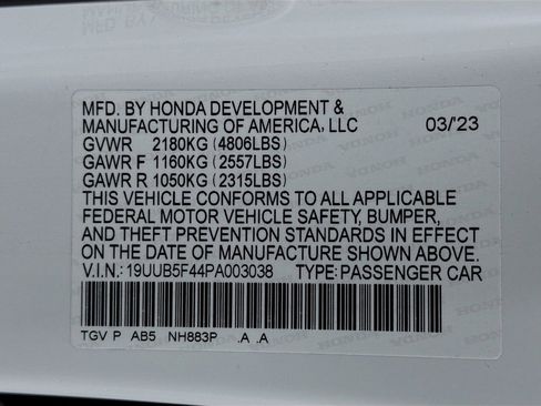 Used 2023 Acura TLX w/ Technology Package image 43