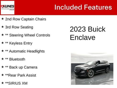 Used 2023 Buick Enclave Essence w/ LPO, Touring Package FWD image 5