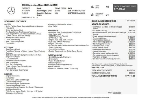 Used 2020 Mercedes-Benz GLE 450 4MATIC image 5