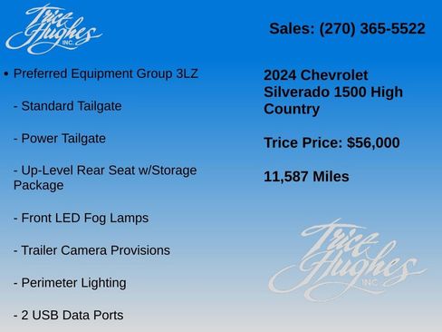 Used 2024 Chevrolet Silverado 1500 High Country w/ Technology Package AWD/4WD image 35