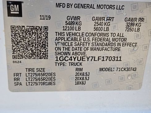 Used 2020 Chevrolet Silverado 3500 LTZ w/ LTZ Premium Package image 36