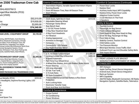 New 2025 RAM 2500 Tradesman image 4