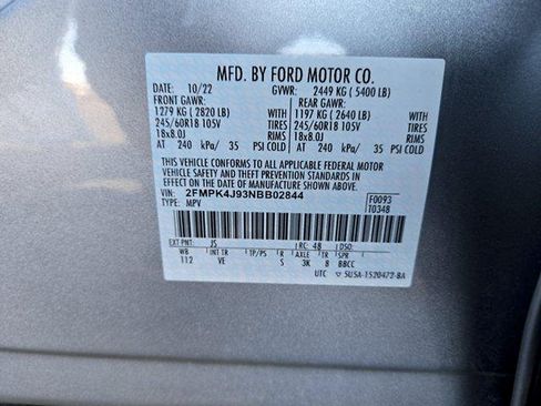 Certified 2022 Ford Edge SEL AWD/4WD image 28