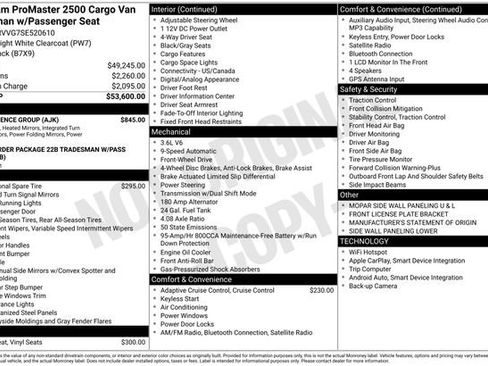 Used 2025 RAM ProMaster 2500 w/ Convenience Group FWD image 31