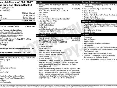 Used 2022 Chevrolet Silverado 1500 LT Trail Boss w/ Bed Protection Package AWD/4WD image 55
