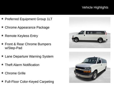 Used 2025 Chevrolet Express 3500 LT w/ LT Preferred Equipment Group image 3