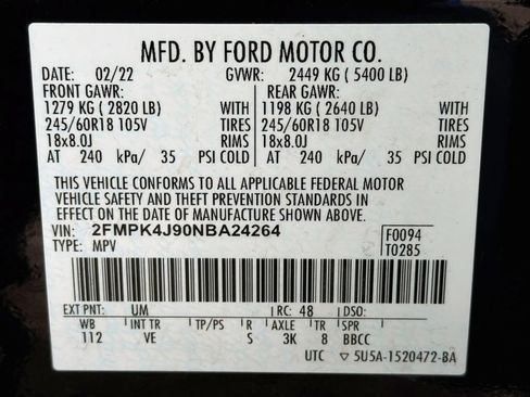 Used 2022 Ford Edge SEL w/ Convenience Package AWD/4WD image 33