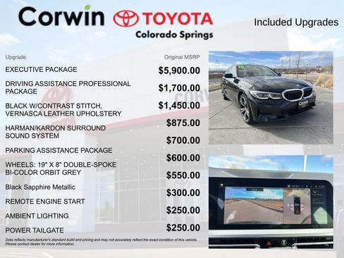 Used 2020 BMW 330i xDrive Sedan w/ Executive Package image 4