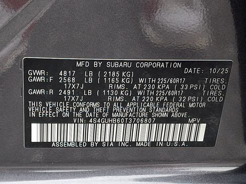 Certified 2026 Subaru Crosstrek 2.5i w/ Convenience Package #1 AWD/4WD image 25