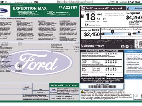 Used 2023 Ford Expedition Max Limited AWD/4WD image 50