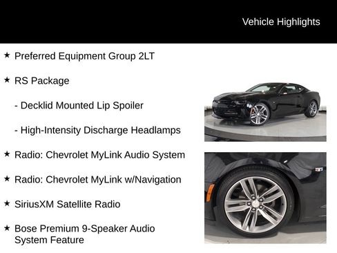 Used 2017 Chevrolet Camaro LT w/ RS Package RWD image 7
