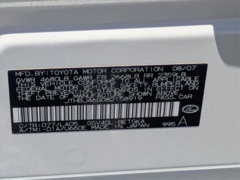 Used 2008 Lexus ES 350 FWD image 18