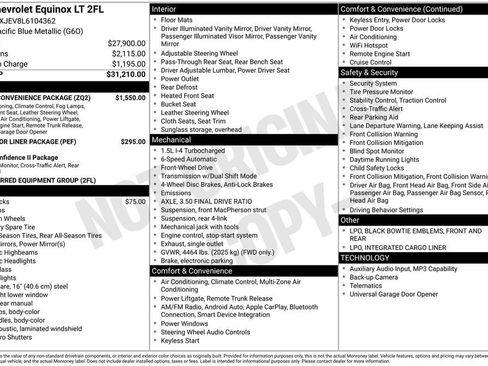 Used 2020 Chevrolet Equinox LT w/ Driver Convenience Package FWD image 4