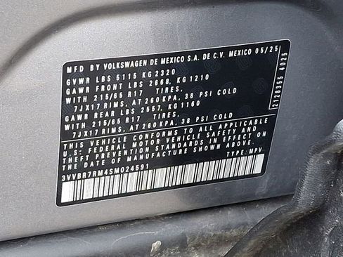 Certified 2025 Volkswagen Tiguan S image 26