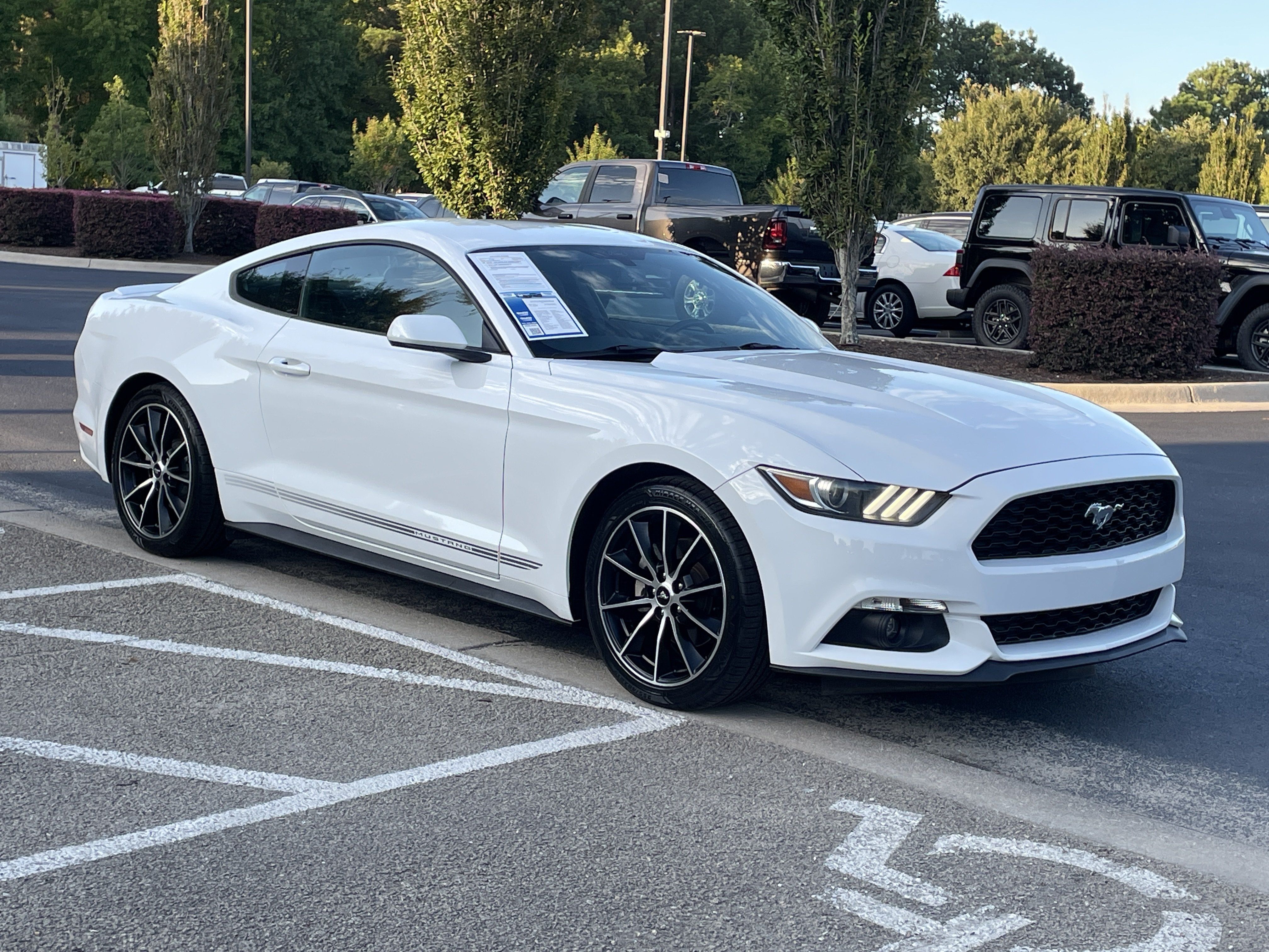 Used 2015 Ford Mustang Coupe w/ Wheel & Stripe Package RWD image 2