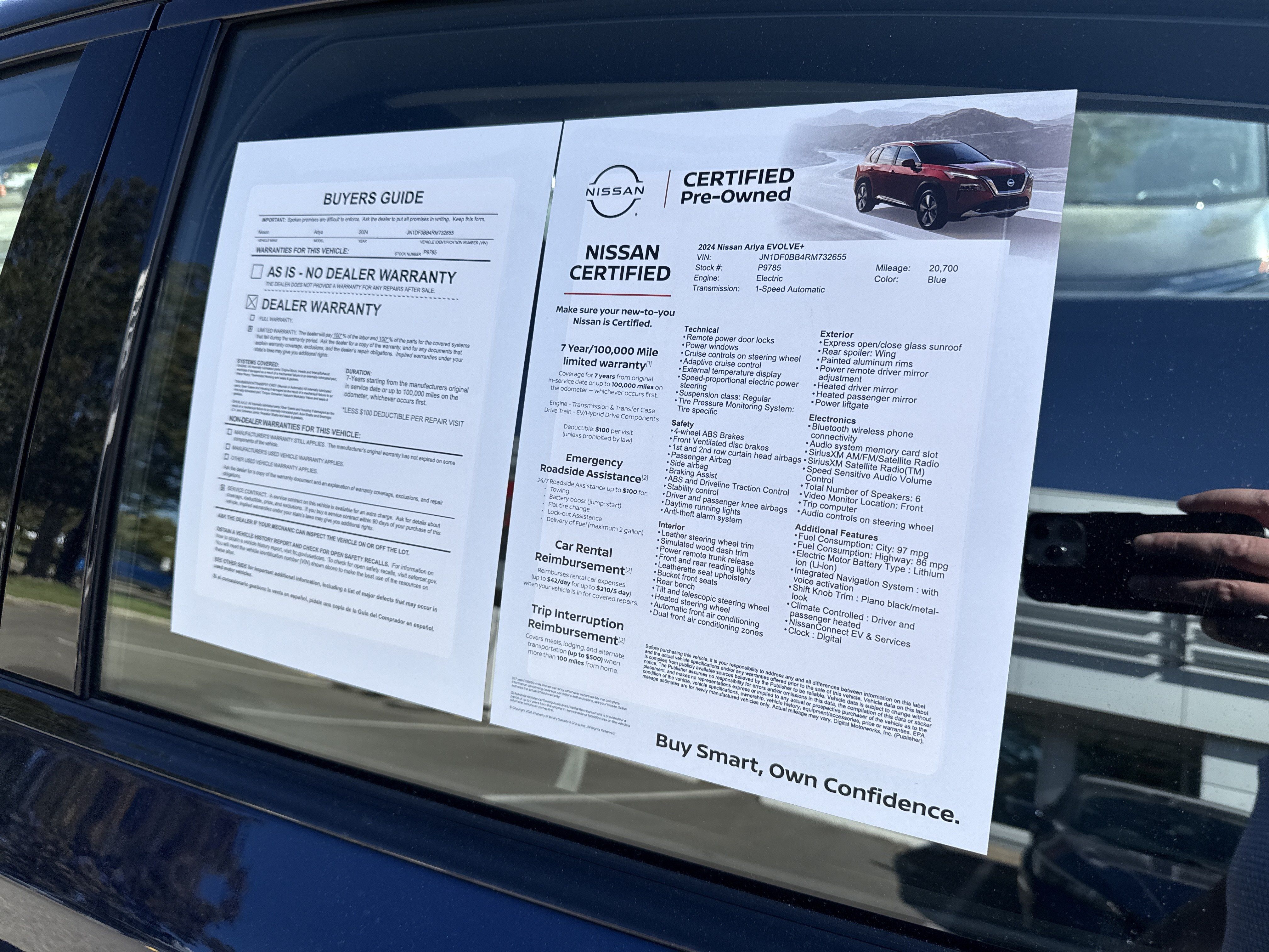 Certified 2024 Nissan Ariya AWD image 6