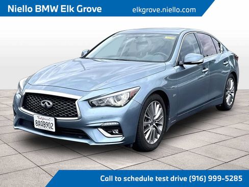 Used 2018 INFINITI Q50 Luxe w/ Sensory Package (Luxe) RWD image 1