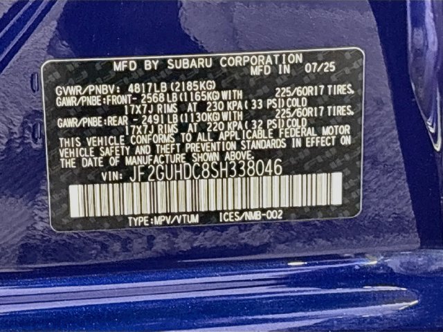 Certified 2025 Subaru Crosstrek 2.5i Premium AWD/4WD image 35
