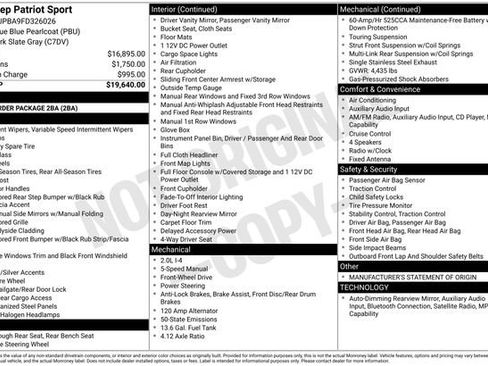 Used 2015 Jeep Patriot Sport FWD image 8