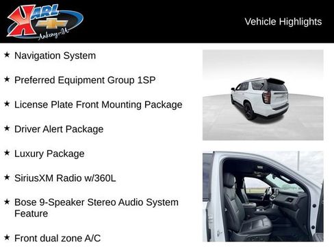 Used 2022 Chevrolet Tahoe RST w/ Luxury Package image 2