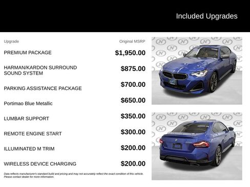 Used 2024 BMW M240i xDrive Coupe w/ Premium Package AWD/4WD image 3