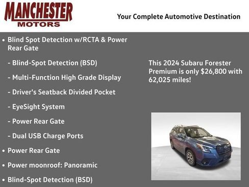 Used 2024 Subaru Forester Premium AWD/4WD image 2