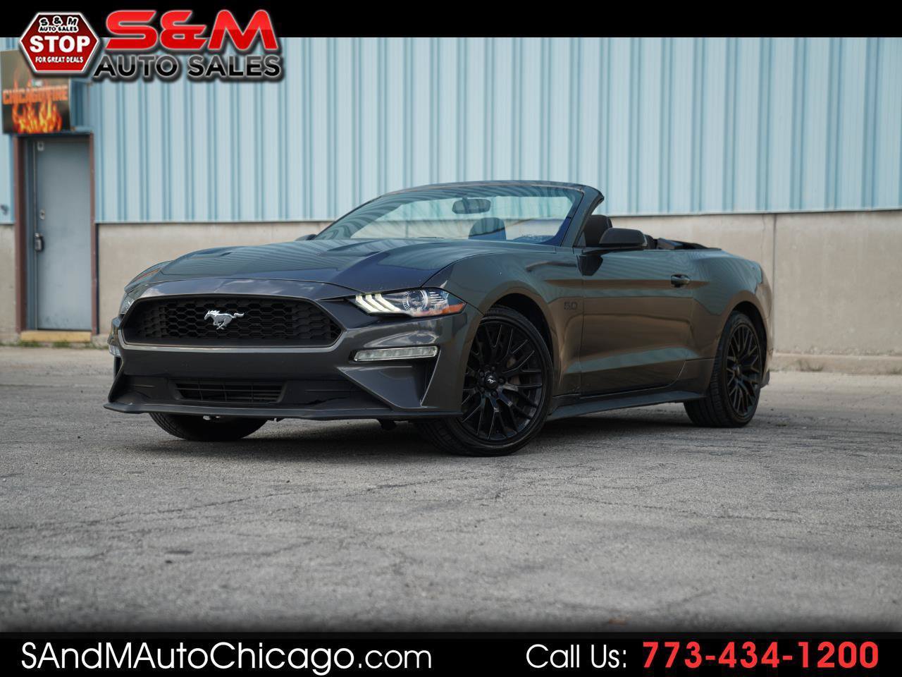 Used 2018 Ford Mustang Convertible w/ Ecoboost Performance Package RWD image 1