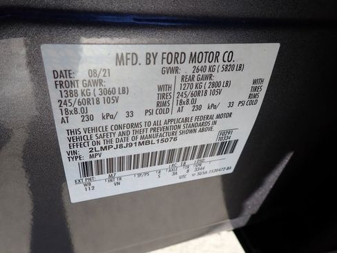 Certified 2021 Lincoln Nautilus AWD image 23