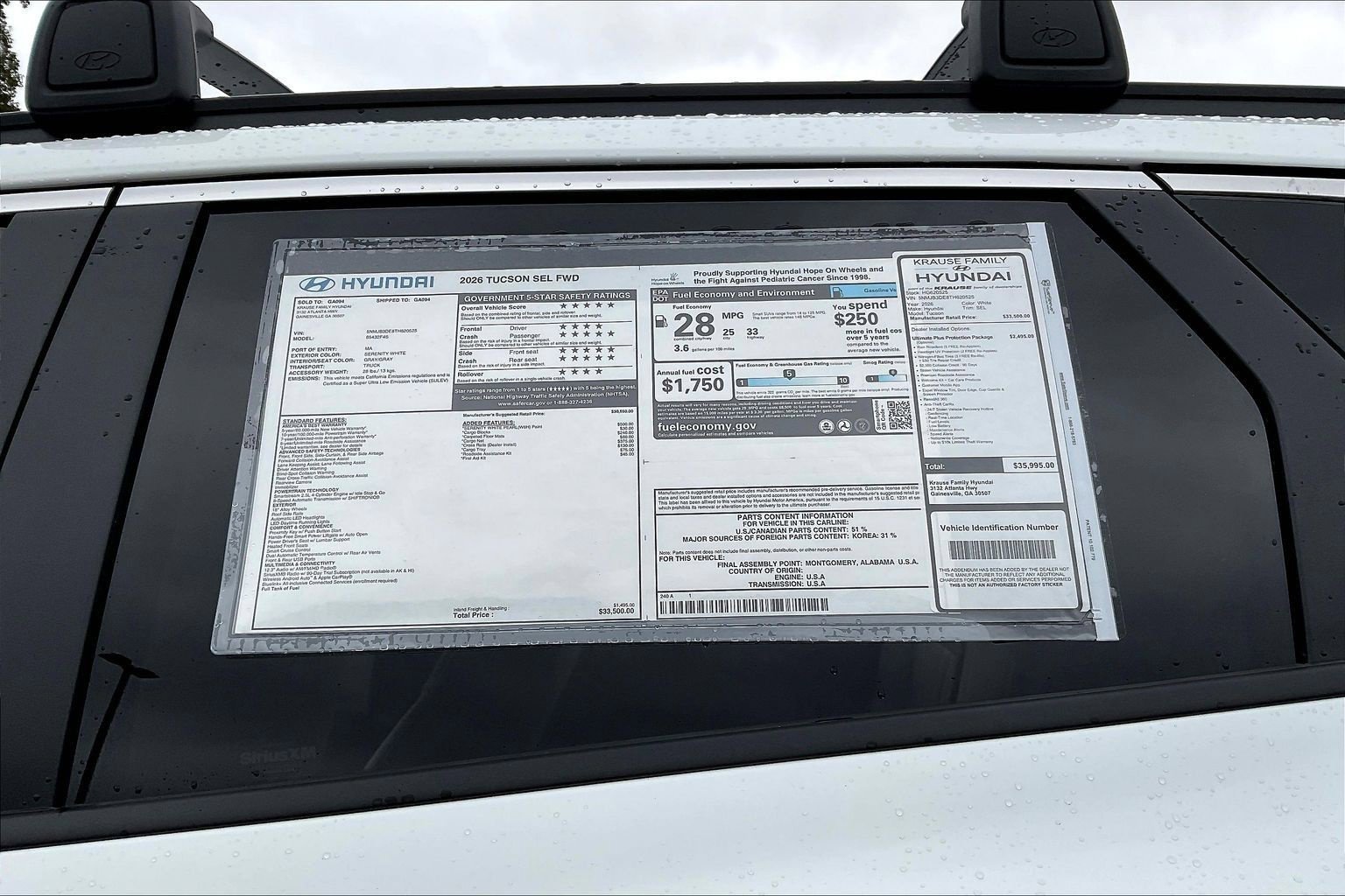 New 2026 Hyundai Tucson SEL FWD image 15