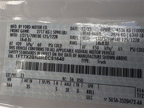 Certified 2024 Ford F250 XLT w/ FX4 Off-Road Package image 24