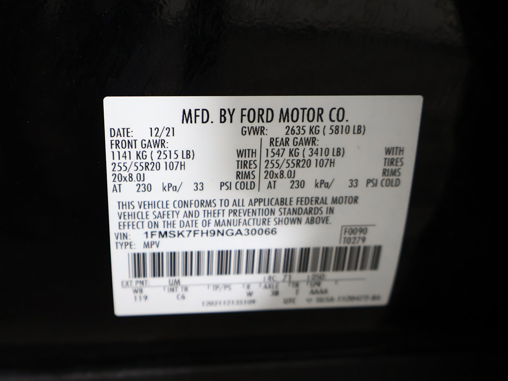 Used 2022 Ford Explorer Limited RWD image 62