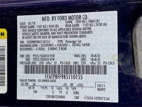 Used 2019 Ford Mustang GT Premium w/ Equipment Group 401A image 27