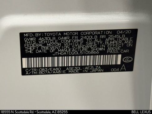 Used 2020 Lexus IS 300 F Sport w/ Blackline Edition RWD image 33