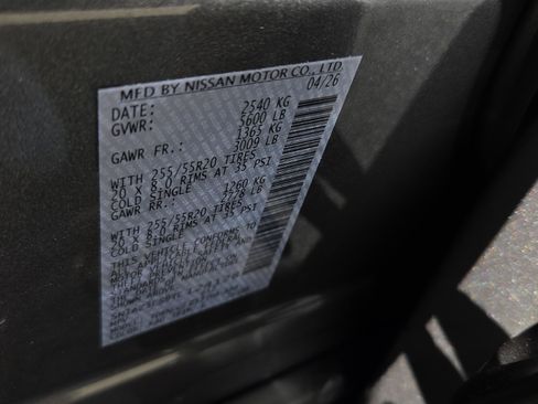 New 2026 Nissan Murano SL AWD/4WD image 16
