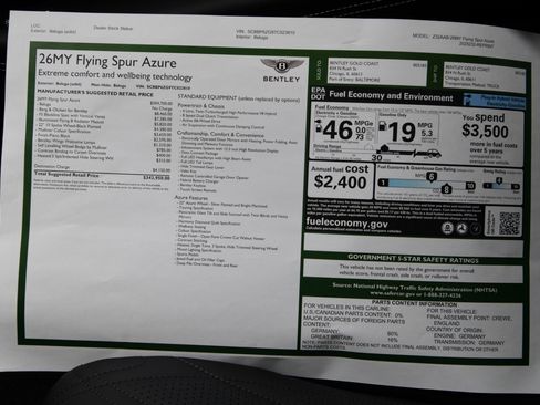 New 2026 Bentley Flying Spur Plug-In Hybrid image 26