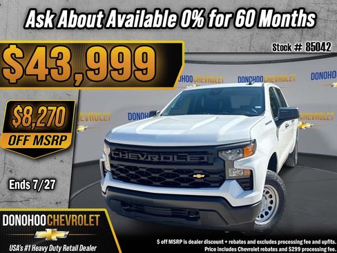 New 2026 Chevrolet Silverado 1500 W/T w/ WT Value Package AWD/4WD image 1