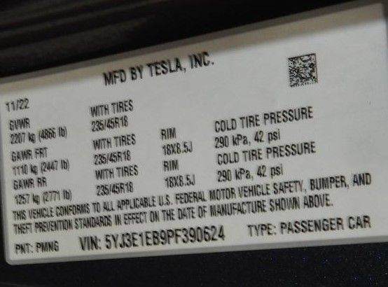 Used 2023 Tesla Model 3 Long Range AWD/4WD image 11