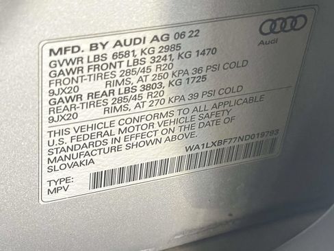Used 2022 Audi Q7 3.0T Premium Plus w/ Premium Plus Package AWD/4WD image 21