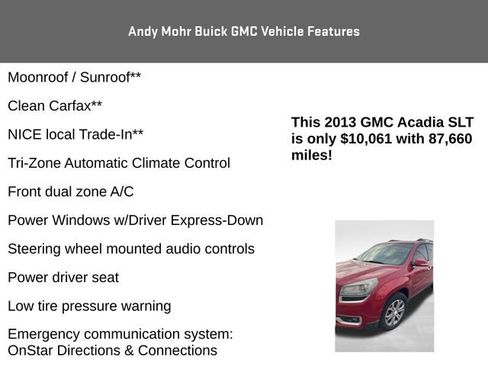 Used 2013 GMC Acadia SLT image 4