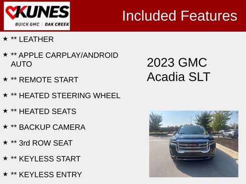 Used 2023 GMC Acadia SLT image 2