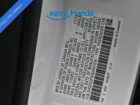 Certified 2025 Honda Civic Sport image 18