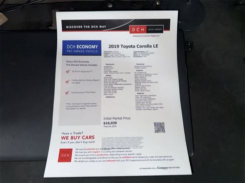 Used 2019 Toyota Corolla LE image 13