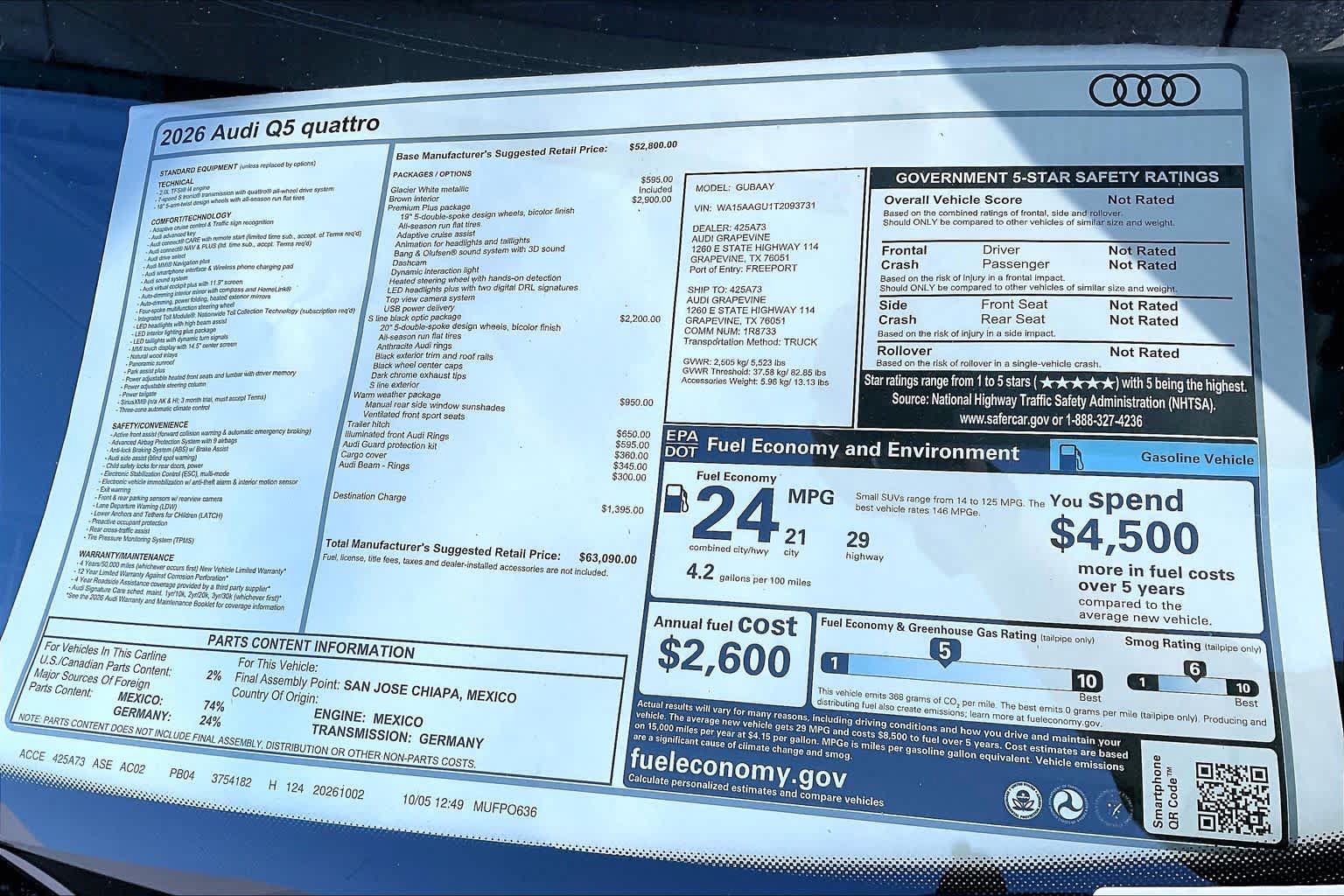 New 2026 Audi Q5 Premium AWD/4WD image 19