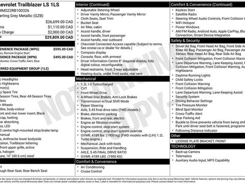 Used 2024 Chevrolet TrailBlazer LS w/ LS Convenience Package FWD image 3