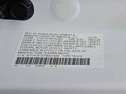 New 2026 Honda Ridgeline TrailSport+ image 16