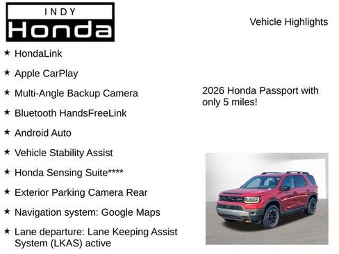 New 2026 Honda Passport TrailSport Elite image 7