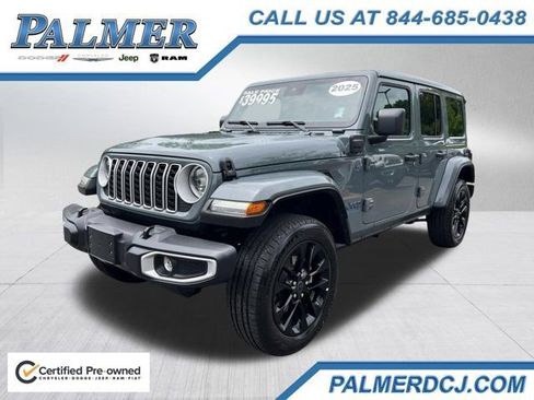 Certified 2025 Jeep Wrangler Unlimited Sahara w/ Safety Group AWD/4WD image 1