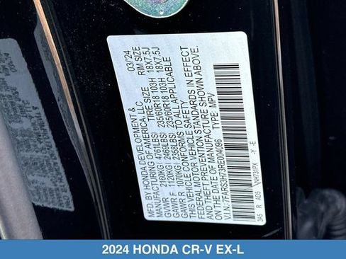 Certified 2024 Honda CR-V EX-L image 32